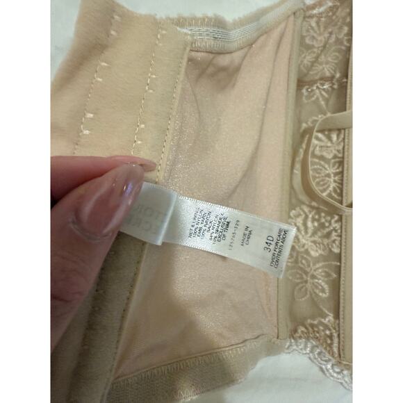 Victoria’s Secret Lace Corset Bustier Top | Strapless Floral Lace | Size 34D - Picture 6 of 6